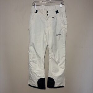 Arctix Womens Small Snow Ski Pants White Insulated Waterproof 31" Inseam